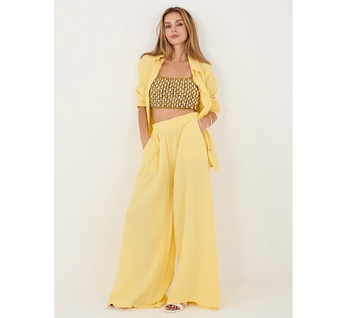 Koszula MI KS model 22102662 jasny żółty - FPrice