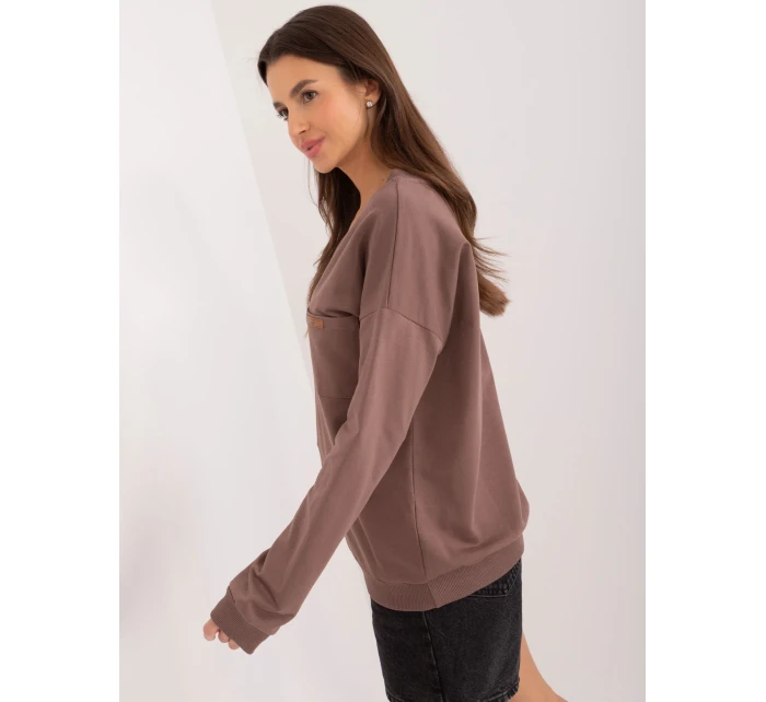 Bluzka RV BZ model 20148718 brązowy - FPrice Bluzka RV BZ model 20148718 brązowy - FPrice