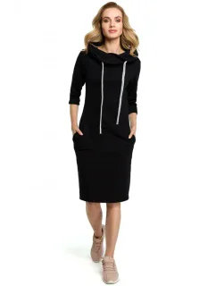 model 15098188 Šaty černé - Moe