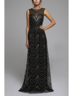Dámské šaty  dlouhé černé Černá / S & model 15043229 - SOKY&#38;SOKA