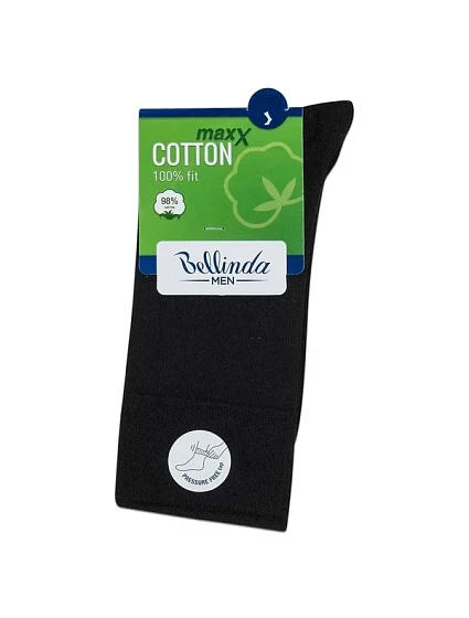 Pánské bavlněné ponožky COTTON model 15435830 MEN SOCKS  černá - Bellinda