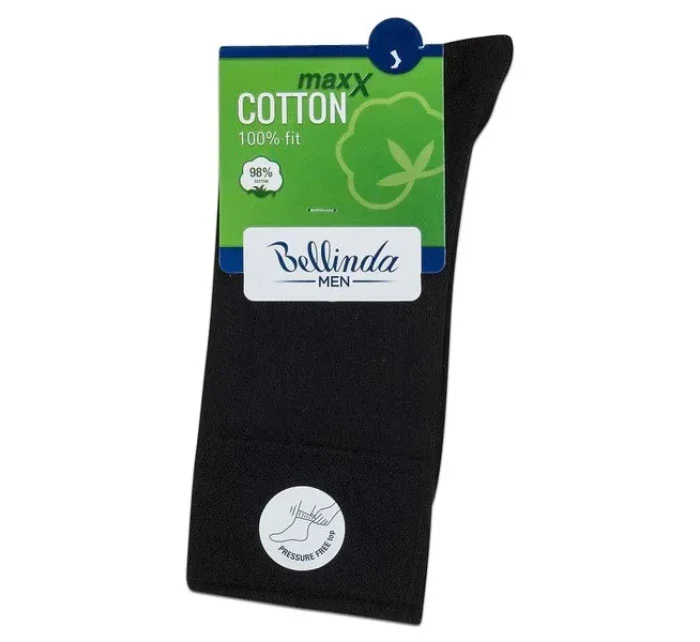 Pánske bavlnené ponožky COTTON MAXX MEN SOCKS - Bellinda - čierna