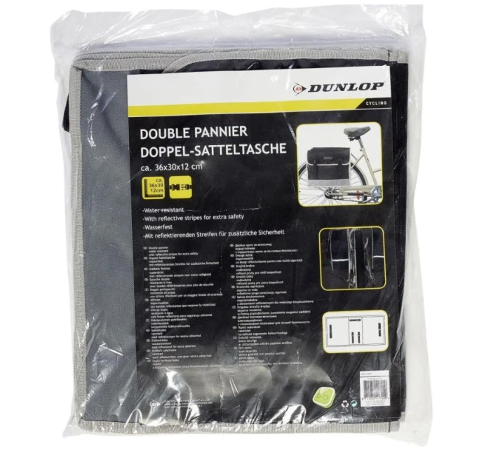 Taška na bicykel Dunlop s dvojitým nosičom 26L 417400 Taška na bicykel Dunlop s dvojitým nosičom 26L 417400