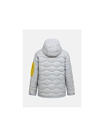 Pánská péřová bunda PEAK PERFORMANCE M Helium Utility Down Hood Jacket, šedá Pánská péřová bunda PEAK PERFORMANCE M Helium Utility Down Hood Jacket, šedá