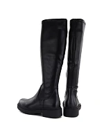 Dámské černé zateplené kozačky Sergio Leone KZ-02 Dámské černé zateplené kozačky Sergio Leone KZ-02