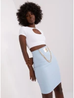 Spódnica RV SD model 18798776 jasny niebieski - FPrice