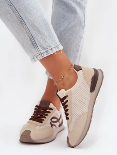 Dámske športové tenisky - béžovo-hnedé Tarlisse