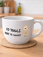 Čo tak dať si kávu? - MEGA XXL keramický hrnček 1000 ml