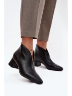 Dámské polobotky na podpatku Černá model 21418397 - BELLUCCI