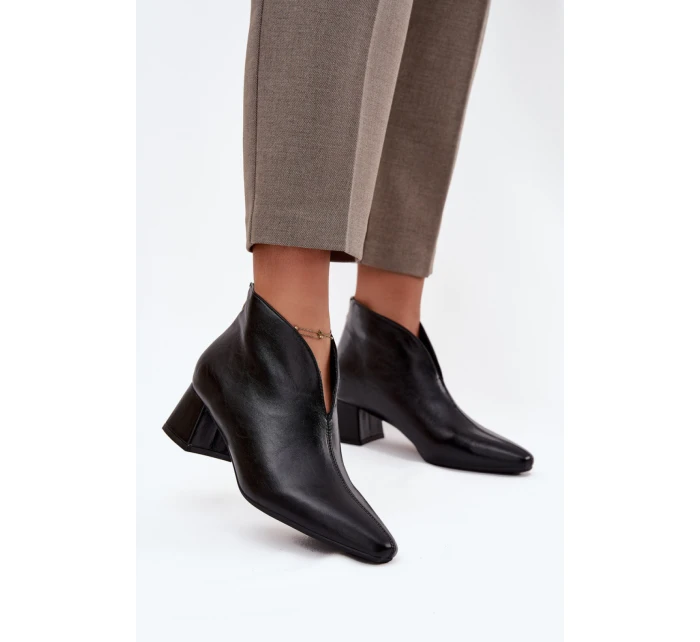 Dámské polobotky na podpatku Černá model 21418397 - BELLUCCI