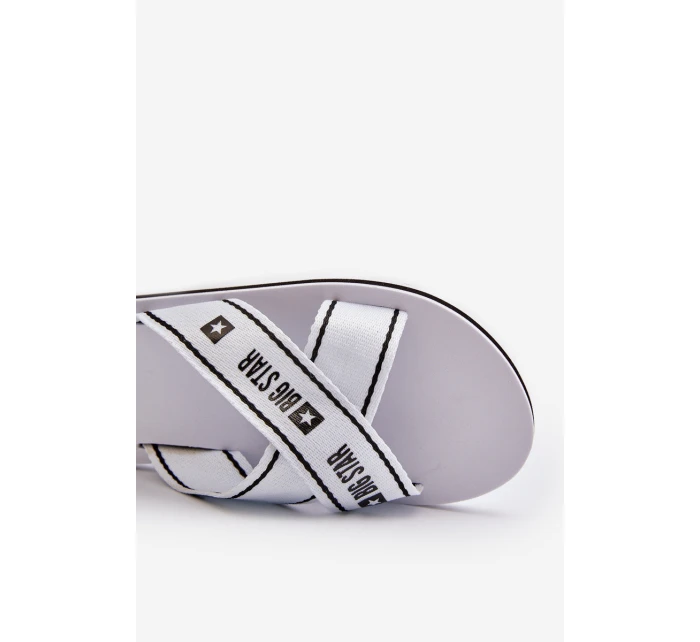 Dámské žabky na pěnové podrážce Big Star model 21652798 Bílé - Big Star Shoes