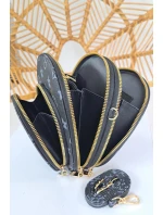 Dámská kabelka přes rameno Černá vzor  Rossi model 21758965 - Bruno Rossi