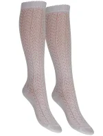 Dámske vzorované bavlnené podkolienky