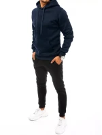 Pánské tmavě modré a černé tepláky Dstreet model 21967108 - FashionStreet Pánské tmavě modré a černé tepláky Dstreet model 21967108 - FashionStreet