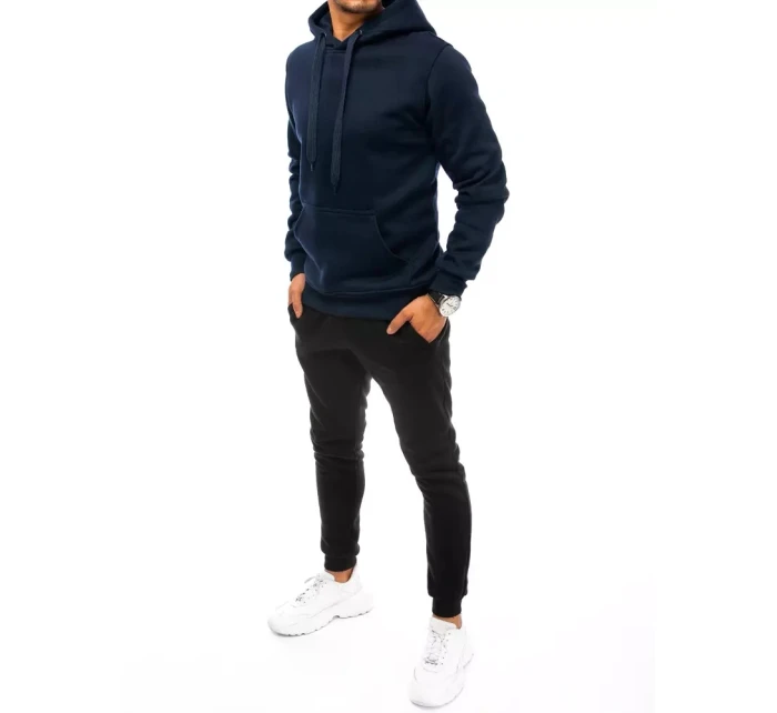 Pánské tmavě modré a černé tepláky Dstreet model 21967108 - FashionStreet Pánské tmavě modré a černé tepláky Dstreet model 21967108 - FashionStreet