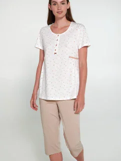 Pyžamo s knoflíkovou légou model 19696831 - Vamp