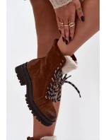 Dámské trekové boty z eko kůže Camel Bellora