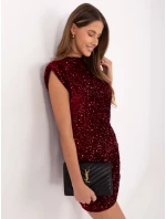 Sukienka IT SK model 21488839 bordowy - FPrice