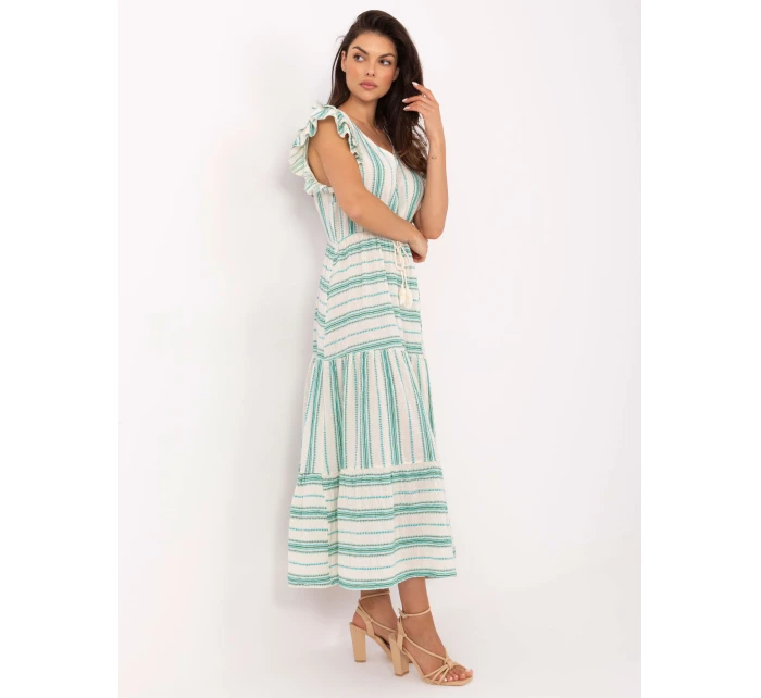 TW SK BI šaty 28760.97 bielo zelená