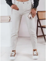 Dámské džínové kalhoty light beige Dstreet model 21983498 - FashionStreet
