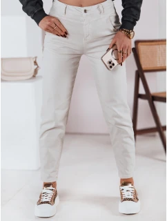 Dámské džínové kalhoty light beige Dstreet model 21983498 - FashionStreet