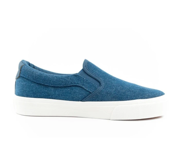 Lee Cooper pánske tenisky módne pohodlné slip-on denim Slip on
