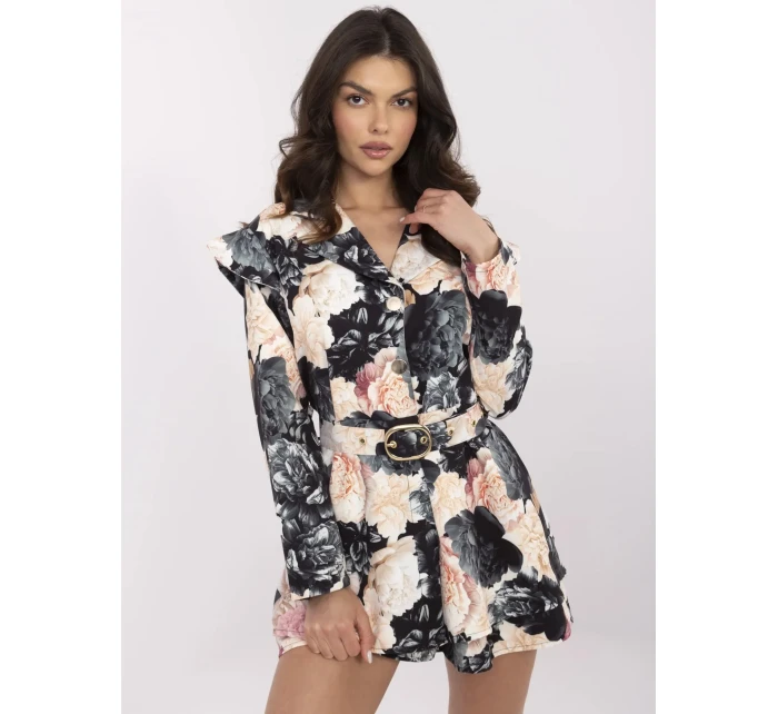 DHJ KO 20615 1.66 čierno-béžový overal DHJ KO 20615 1.66 čierno-béžový overal