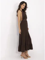 Šaty MI SK 88573.83 tmavohnedé Šaty MI SK 88573.83 tmavohnedé