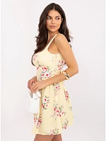 Sukienka MI SK model 22120781 jasny żółty - FPrice