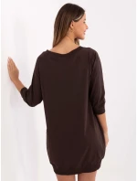 RV šaty SK 7203.35P tmavohnedé RV šaty SK 7203.35P tmavohnedé