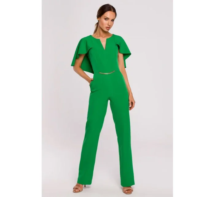 M670 Kombinéza s volánikmi - zelená