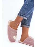 Dámské klasické zateplené pantofle Pink Mabira Dámské klasické zateplené pantofle Pink Mabira