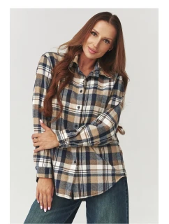 Košeľa s dlhým rukávom model 219732 Makadamia