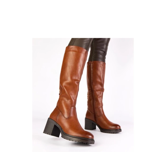 Topánky na podpätku model 222052 Solea