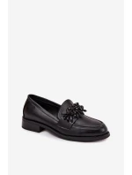 Polobotky Dámské S Ozdobou Černé model 21744604 - Boto Polobotky Dámské S Ozdobou Černé model 21744604 - Boto