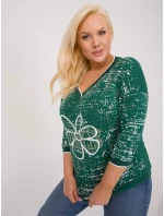 Blúzka RV BZ 9442.27 tmavozelená