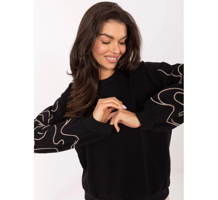 Bluzka RV BZ model 21393026 czarny - FPrice Bluzka RV BZ model 21393026 czarny - FPrice