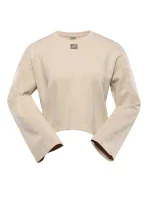 Dámska mikina NAX NAX SETA shifting sand Dámska mikina NAX NAX SETA shifting sand