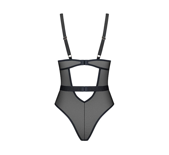 Dámské body Teddy černé model 22097958 - Obsessive Dámské body Teddy černé model 22097958 - Obsessive