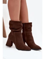 Topánky na podpätku model 220192 Step in style