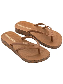 Ipanema Dámske žabky Bossa Soft Pohodlné hnedé módne dámske žabky