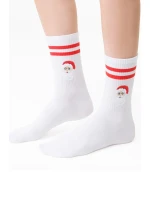 Steven Veselé Vianoce 136 farba:biela- Santa Claus