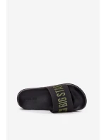 Klapki Męskie Big Star SS174359 Czarne