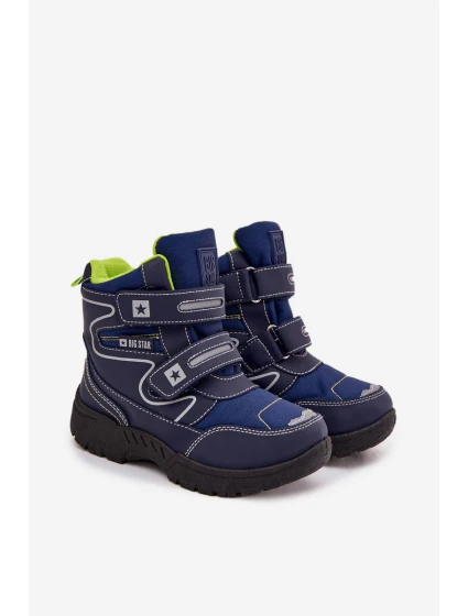 Zateplené Dětské Sněhule Trapery Big Star model 21708578 Tmavě modré - Big Star Shoes