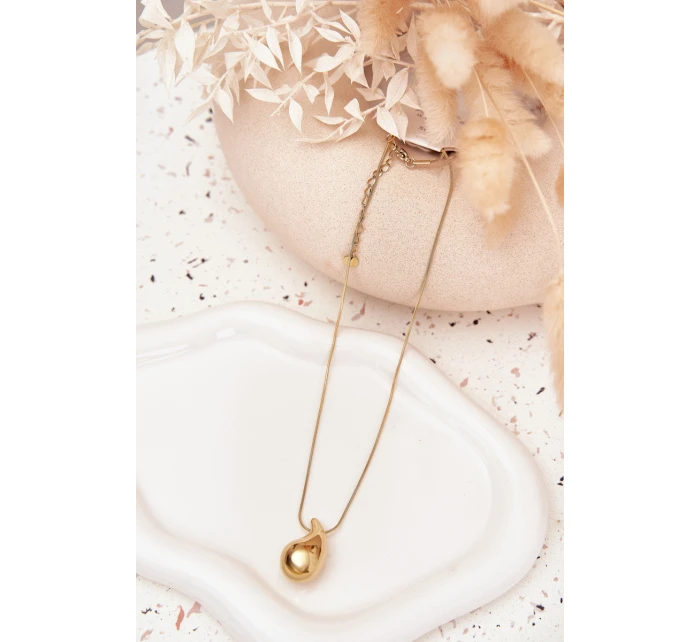 Náhrdelník Na Žíji S Přívěskem Slza Zlato