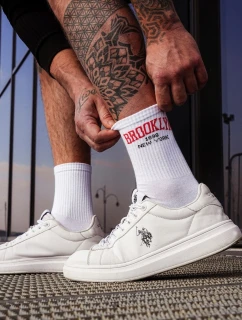 Pánske ponožky BROOKLYN - biele