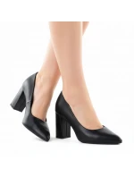 Sergio Leone čierne lodičky na podpätku PB216