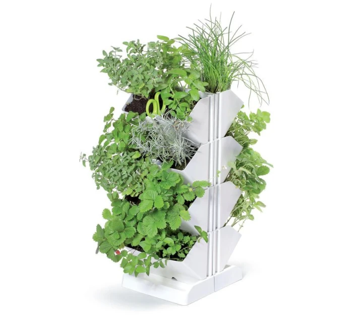 VERTIKÁLNE ZÁHRADNÉ KVETY STOJACIE BIELE detské