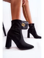 Dámské Boty Na Podpatku Černá model 21592988 - Boto