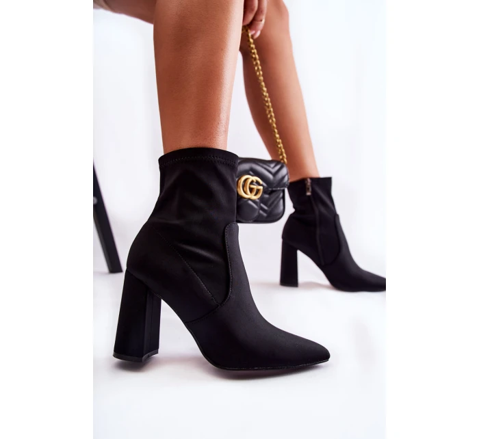 Dámské Boty Na Podpatku Černá model 21592988 - Boto